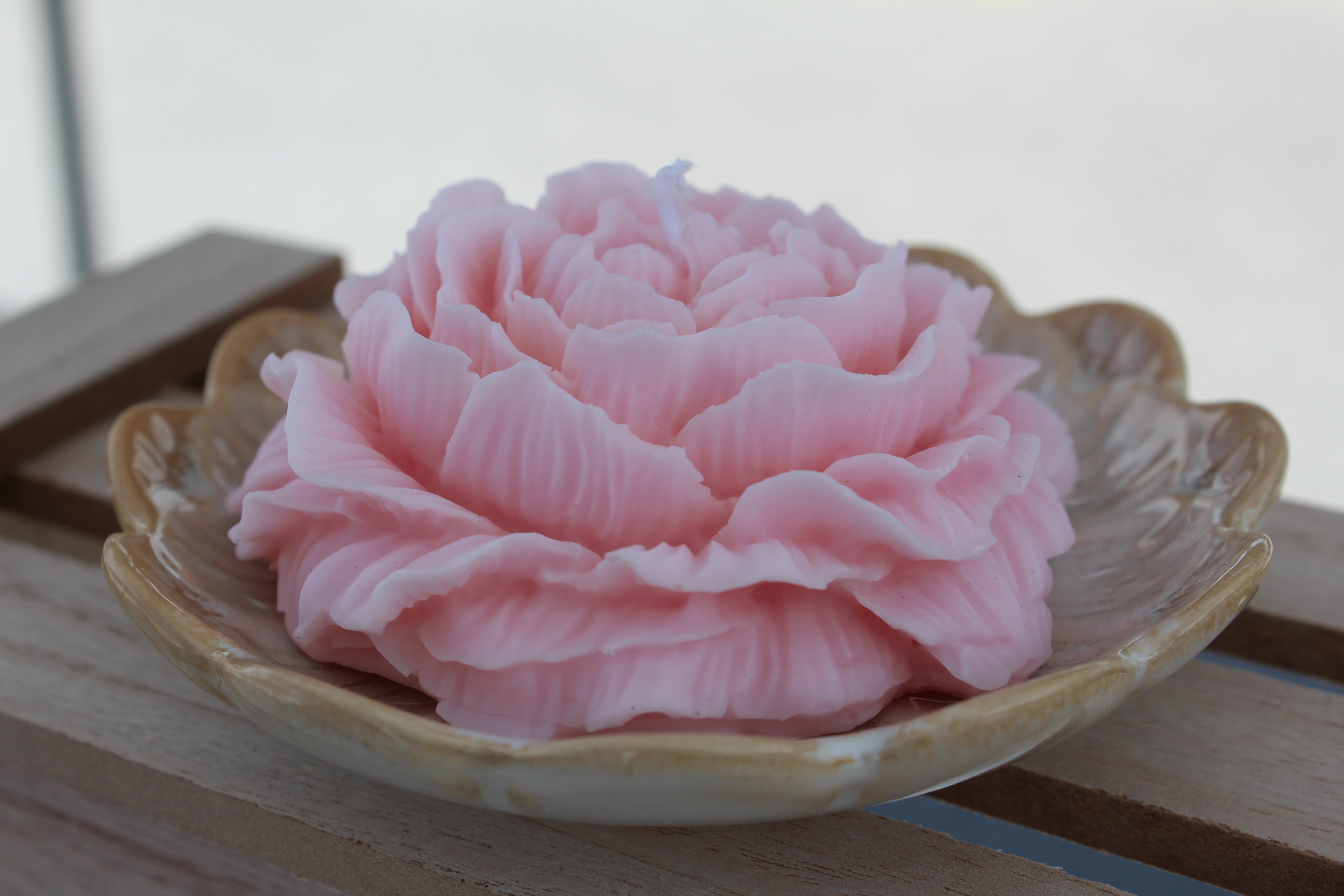 Flower candle